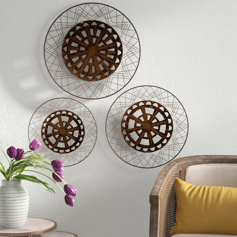 3 Piece Aztec Metal Wall Décor Set & Reviews Joss & Main